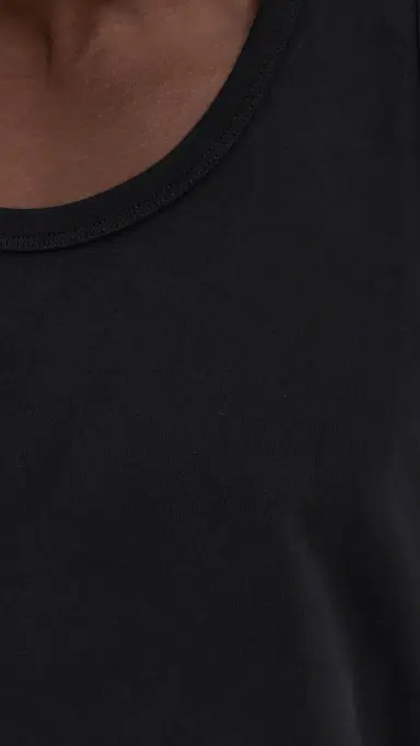 REIGNING CHAMP Lightweight Jersey Slim Tank Top Black | Thumbnail 6 REIGNING CHAMP Lightweight Jersey Slim Tank Top Black | Thumbnail 6