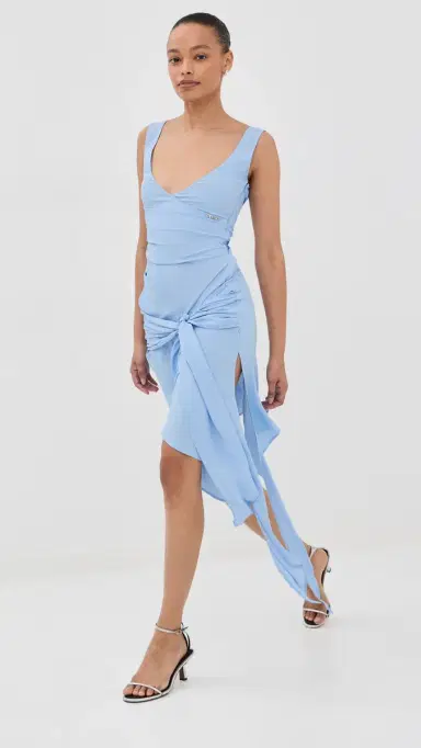 The Attico Mini Draped Dress | Thumbnail 2 The Attico Mini Draped Dress | Thumbnail 2