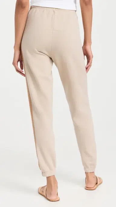 Aviator Nation 5 tripe Women's weatpants and/Tan | Thumbnail 3 Aviator Nation 5 tripe Women's weatpants and/Tan | Thumbnail 3