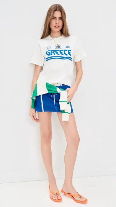 Made Some Sportswear Greece Tee Blue/Off White M | Thumbnail 5 Made Some Sportswear Greece Tee Blue/Off White M | Thumbnail 5