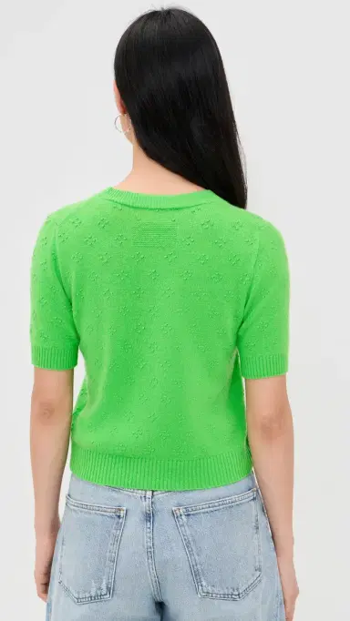 Guest In Residence Compass Cashmere Sweater Tee Match Point M | Thumbnail 3 Guest In Residence Compass Cashmere Sweater Tee Match Point M | Thumbnail 3