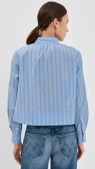 Veronica Beard Kaits Blouse Ice Blue Multi | Thumbnail 3 Veronica Beard Kaits Blouse Ice Blue Multi | Thumbnail 3
