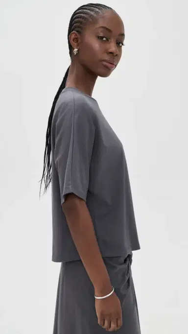 Vince Short Sleeve Dolman Tee Oceana | Thumbnail 4 Vince Short Sleeve Dolman Tee Oceana | Thumbnail 4