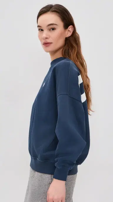 Polo Ralph Lauren Vintage Fleece Knit Long Sleeve Crew Neck Newport Navy | Thumbnail 4 Polo Ralph Lauren Vintage Fleece Knit Long Sleeve Crew Neck Newport Navy | Thumbnail 4