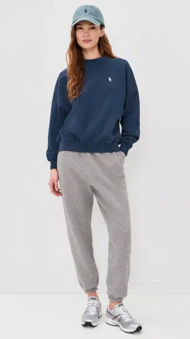 Polo Ralph Lauren Vintage Fleece Knit Long Sleeve Crew Neck Newport Navy | Thumbnail 5 Polo Ralph Lauren Vintage Fleece Knit Long Sleeve Crew Neck Newport Navy | Thumbnail 5