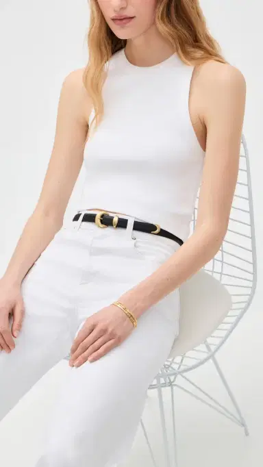 Madewell Lucie Belt True Black M | Thumbnail 3 Madewell Lucie Belt True Black M | Thumbnail 3
