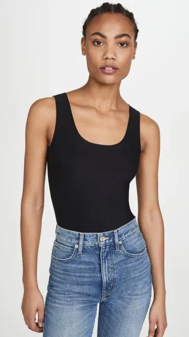 Commando Butter Tank Thong Bodysuit Black | Thumbnail 2 Commando Butter Tank Thong Bodysuit Black | Thumbnail 2