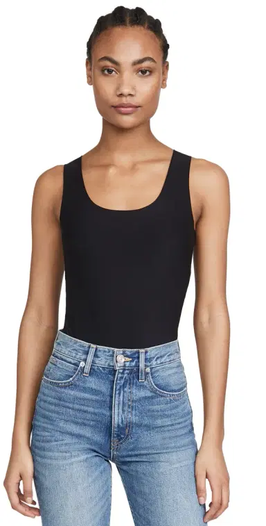 Commando Butter Tank Thong Bodysuit Black | Thumbnail 1 Commando Butter Tank Thong Bodysuit Black | Thumbnail 1