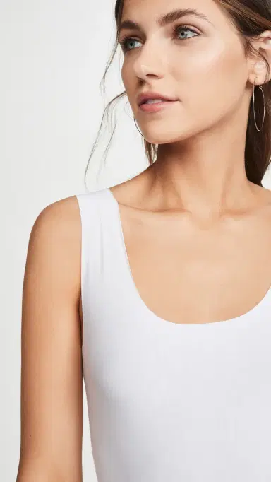 Commando Butter Tank Thong Bodysuit White S | Thumbnail 6 Commando Butter Tank Thong Bodysuit White S | Thumbnail 6