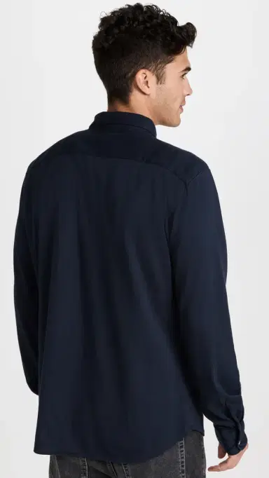 Save Khaki upima Jersey Easy Shirt Navy | Thumbnail 3 Save Khaki upima Jersey Easy Shirt Navy | Thumbnail 3