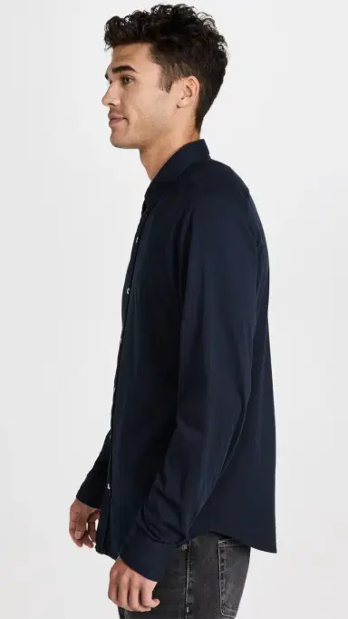 Save Khaki upima Jersey Easy Shirt Navy | Thumbnail 4 Save Khaki upima Jersey Easy Shirt Navy | Thumbnail 4