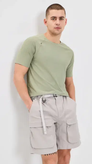 Rhone Reign Short Sleeve Tee Griffin/White Heather | Thumbnail 2 Rhone Reign Short Sleeve Tee Griffin/White Heather | Thumbnail 2