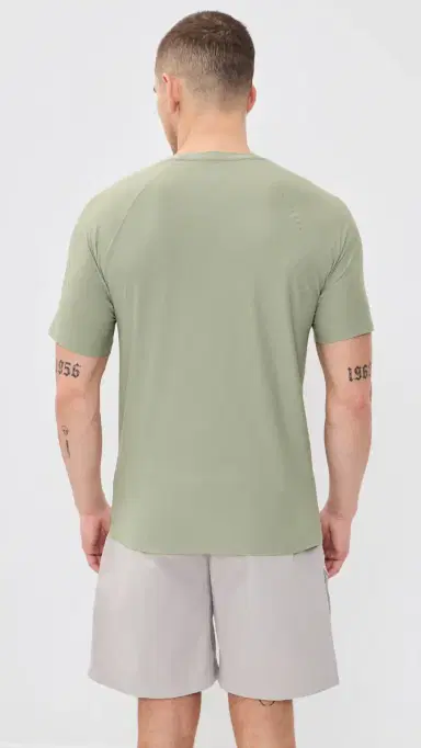 Rhone Reign Short Sleeve Tee Griffin/White Heather | Thumbnail 3 Rhone Reign Short Sleeve Tee Griffin/White Heather | Thumbnail 3