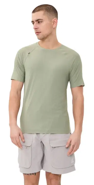 Rhone Reign Short Sleeve Tee Griffin/White Heather | Thumbnail 1 Rhone Reign Short Sleeve Tee Griffin/White Heather | Thumbnail 1