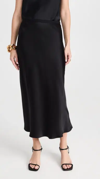 ANINE BING Bar ilk Skirt Black | Thumbnail 2 ANINE BING Bar ilk Skirt Black | Thumbnail 2