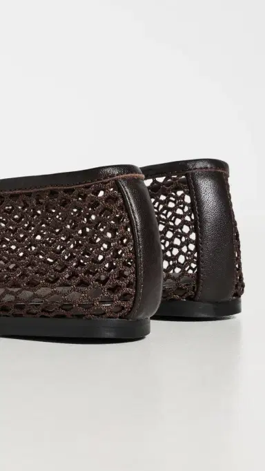 Tony Bianco Buzz Square Toe Mesh Flats Choc Mesh | Thumbnail 4 Tony Bianco Buzz Square Toe Mesh Flats Choc Mesh | Thumbnail 4