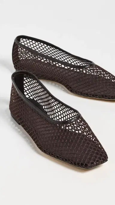 Tony Bianco Buzz Square Toe Mesh Flats Choc Mesh | Thumbnail 5 Tony Bianco Buzz Square Toe Mesh Flats Choc Mesh | Thumbnail 5