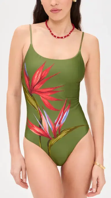 FARM Rio Strilitzia One Piece Strilitzia Dark Green | Thumbnail 2 FARM Rio Strilitzia One Piece Strilitzia Dark Green | Thumbnail 2