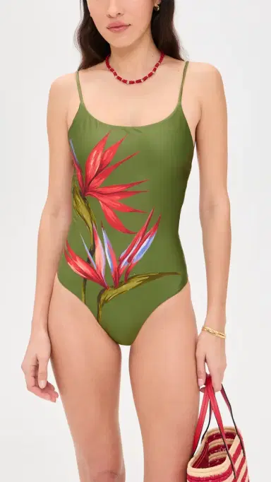 FARM Rio Strilitzia One Piece Strilitzia Dark Green | Thumbnail 5 FARM Rio Strilitzia One Piece Strilitzia Dark Green | Thumbnail 5