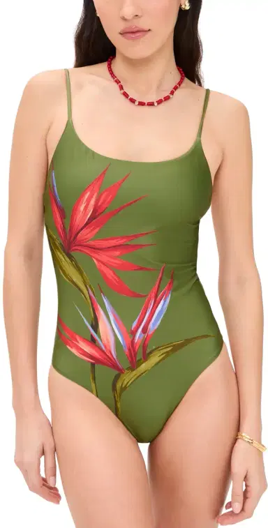 FARM Rio Strilitzia One Piece Strilitzia Dark Green | Thumbnail 1 FARM Rio Strilitzia One Piece Strilitzia Dark Green | Thumbnail 1