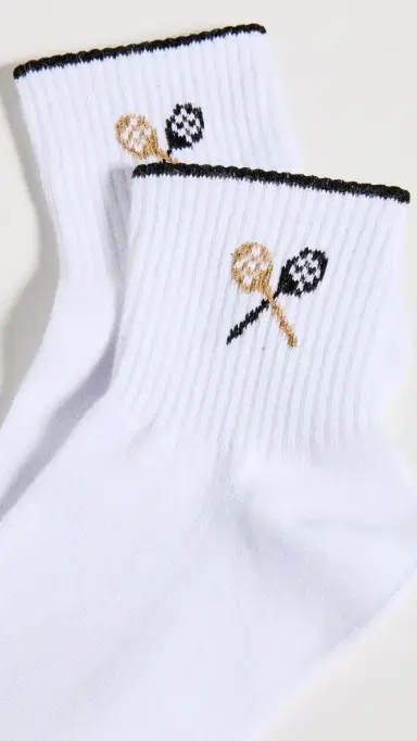 Stems Prep School Ankle Socks Black/Ivory One Size | Thumbnail 3 Stems Prep School Ankle Socks Black/Ivory One Size | Thumbnail 3