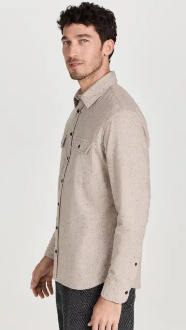 Taylor Stitch Yosemite Shirt Oat Donegal 44 | Thumbnail 4 Taylor Stitch Yosemite Shirt Oat Donegal 44 | Thumbnail 4
