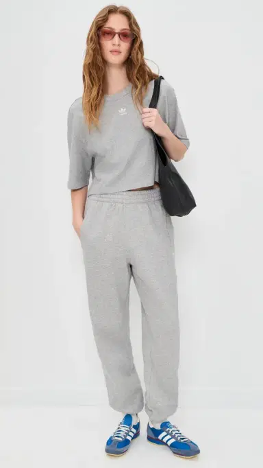 Adidas Essentials Loose Fleece Joggers | Thumbnail 5 Adidas Essentials Loose Fleece Joggers | Thumbnail 5