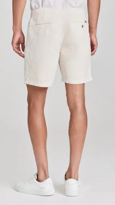 Faherty Essential Linen Drawstring Shorts 6 Weathered and | Thumbnail 3 Faherty Essential Linen Drawstring Shorts 6 Weathered and | Thumbnail 3