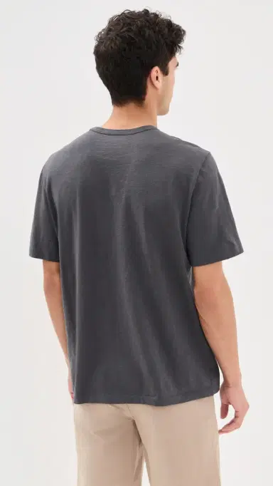 Faherty Sunwashed Pocket Tee Graphite | Thumbnail 3 Faherty Sunwashed Pocket Tee Graphite | Thumbnail 3