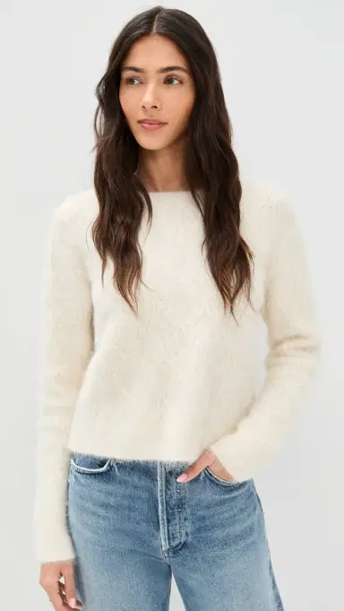 OGD One Grey Day Viola Alpaca Crewneck Sweater | Thumbnail 2 OGD One Grey Day Viola Alpaca Crewneck Sweater | Thumbnail 2