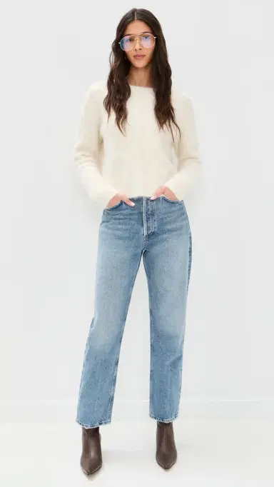OGD One Grey Day Viola Alpaca Crewneck Sweater | Thumbnail 5 OGD One Grey Day Viola Alpaca Crewneck Sweater | Thumbnail 5