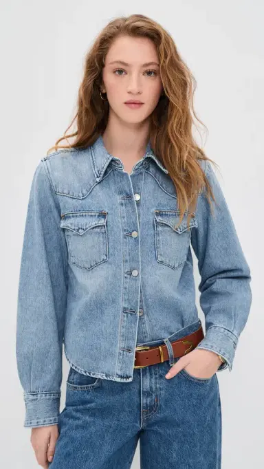LE JEAN Martha Denim Shirt Eternal Love | Thumbnail 2 LE JEAN Martha Denim Shirt Eternal Love | Thumbnail 2