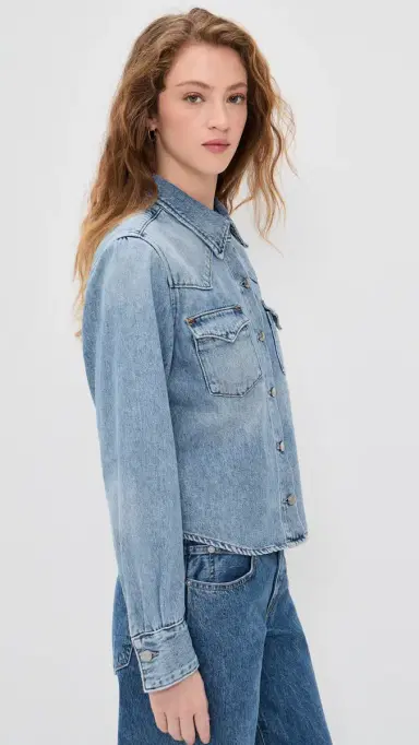 LE JEAN Martha Denim Shirt Eternal Love | Thumbnail 4 LE JEAN Martha Denim Shirt Eternal Love | Thumbnail 4