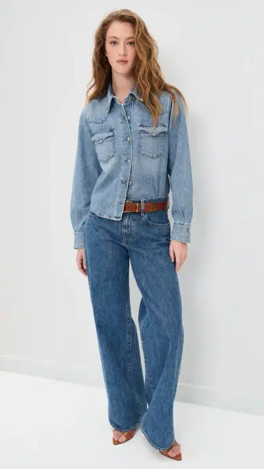 LE JEAN Martha Denim Shirt Eternal Love | Thumbnail 5 LE JEAN Martha Denim Shirt Eternal Love | Thumbnail 5