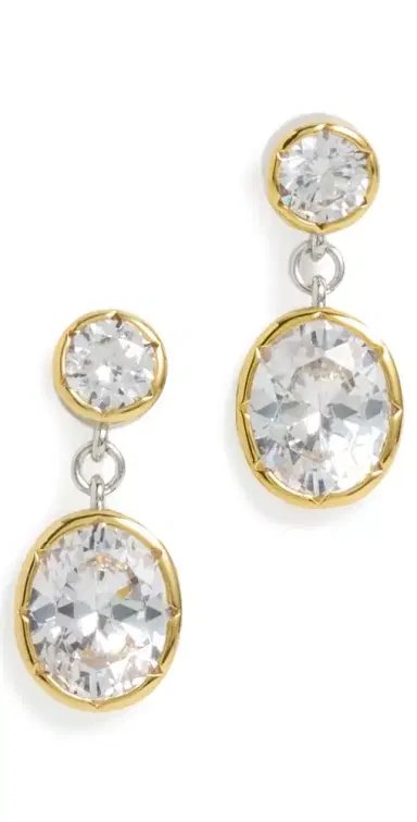 Luv Aj The Marais Drop Studs Silver One Size | Thumbnail 1 Luv Aj The Marais Drop Studs Silver One Size | Thumbnail 1