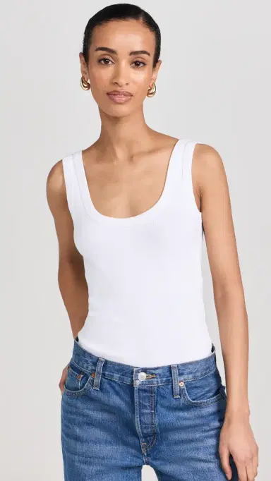 Sold Out NYC The coop It Up Tank in White White | Thumbnail 2 Sold Out NYC The coop It Up Tank in White White | Thumbnail 2