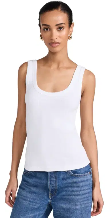 Sold Out NYC The coop It Up Tank in White White | Thumbnail 1 Sold Out NYC The coop It Up Tank in White White | Thumbnail 1