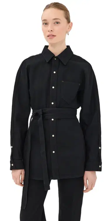 Ossou Cinch Button Down Shirt Dusk Wash | Thumbnail 1 Ossou Cinch Button Down Shirt Dusk Wash | Thumbnail 1