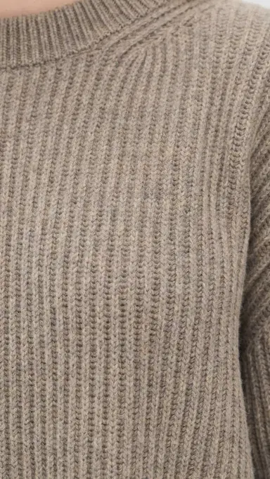 MM6 Maison Margiela Crew Neck Sweater Dress Beige | Thumbnail 6 MM6 Maison Margiela Crew Neck Sweater Dress Beige | Thumbnail 6