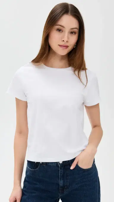 RE/DONE Classic Tee Optic White | Thumbnail 2 RE/DONE Classic Tee Optic White | Thumbnail 2