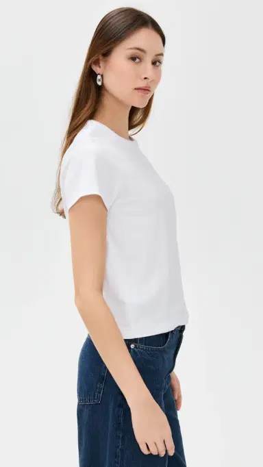 RE/DONE Classic Tee Optic White | Thumbnail 4 RE/DONE Classic Tee Optic White | Thumbnail 4