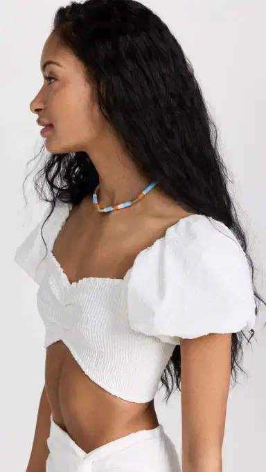 Peixoto ouisa Crop Top White otus | Thumbnail 4 Peixoto ouisa Crop Top White otus | Thumbnail 4