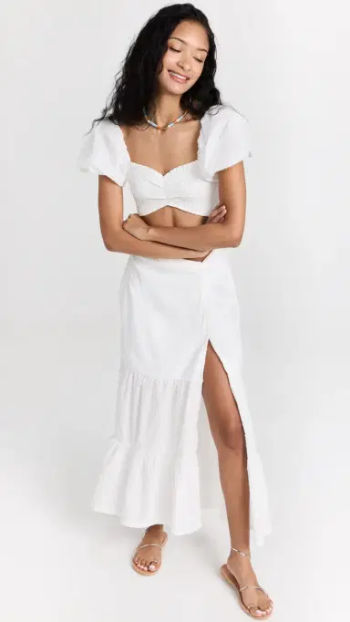 Peixoto ouisa Crop Top White otus | Thumbnail 5 Peixoto ouisa Crop Top White otus | Thumbnail 5