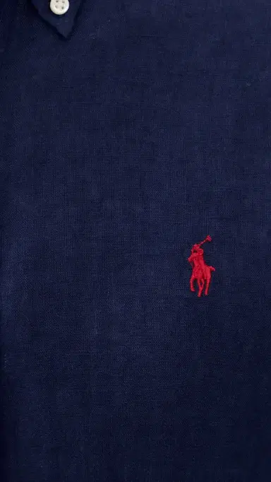 Polo Ralph Lauren Long Sleeve Linen Shirt New Classic Navy | Thumbnail 6 Polo Ralph Lauren Long Sleeve Linen Shirt New Classic Navy | Thumbnail 6