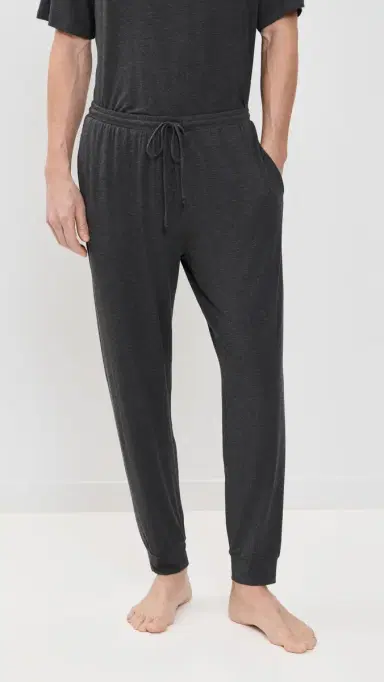 Eberjey Henry Modal Short Sleeve and Pant Pajamas et Charcoal | Thumbnail 5 Eberjey Henry Modal Short Sleeve and Pant Pajamas et Charcoal | Thumbnail 5