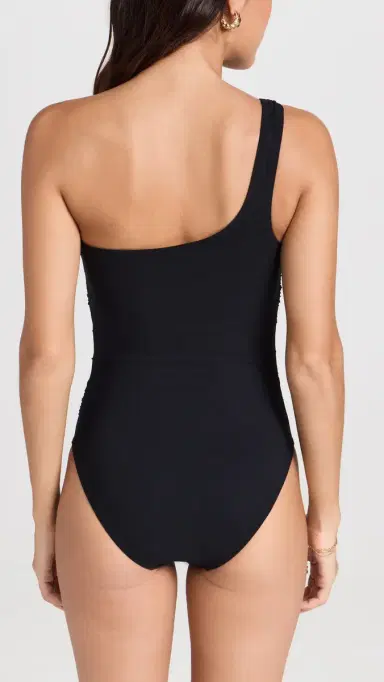 Karla Colletto Basics One Shoulder One Piece Black | Thumbnail 3 Karla Colletto Basics One Shoulder One Piece Black | Thumbnail 3