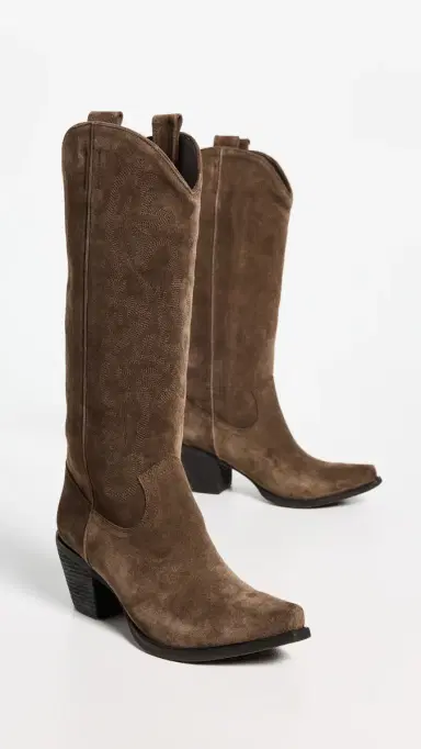 Jeffrey Campbell Rancher K Boots Brown Suede | Thumbnail 4 Jeffrey Campbell Rancher K Boots Brown Suede | Thumbnail 4