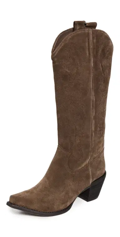 Jeffrey Campbell Rancher K Boots Brown Suede | Thumbnail 1 Jeffrey Campbell Rancher K Boots Brown Suede | Thumbnail 1