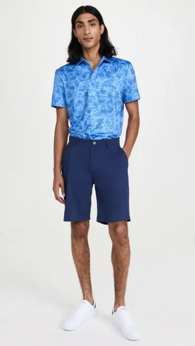 Redvanly Hanover Pull On Shorts 9 Navy | Thumbnail 5 Redvanly Hanover Pull On Shorts 9 Navy | Thumbnail 5