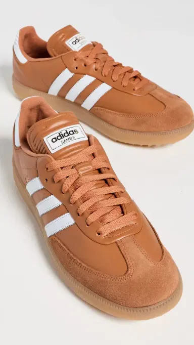 Adidas Golf Samba Spikeless Golf Shoes Rustic Orange/Ftwr White/Gum3 9 | Thumbnail 4 Adidas Golf Samba Spikeless Golf Shoes Rustic Orange/Ftwr White/Gum3 9 | Thumbnail 4